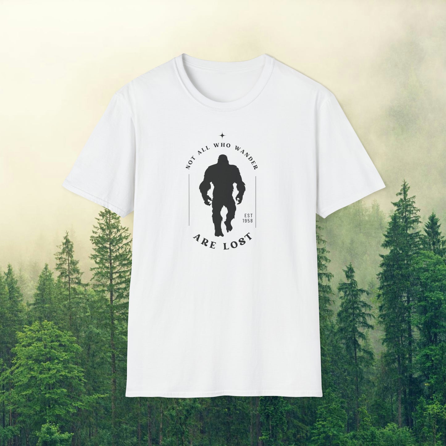 Bigfoot Wanderlust: Sasquatchin' Adventure Tee