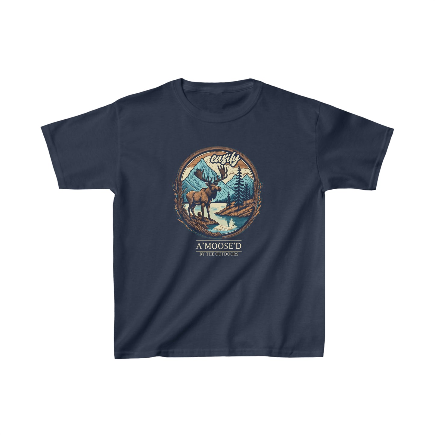 Nature's A'moose'ment: Sasquatchin' Adventure Youth Tee