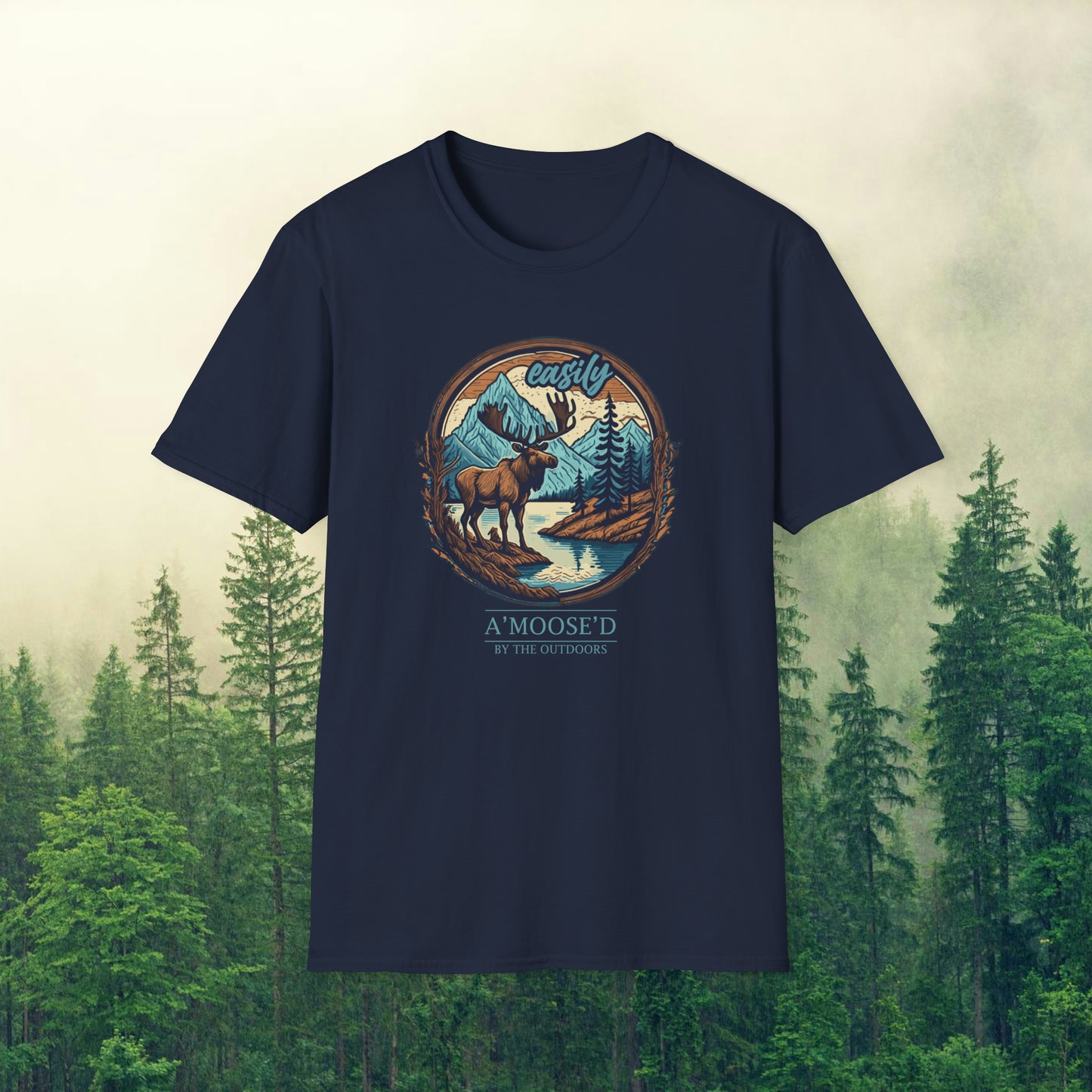 Nature's A'moose'ment - Sasquatchin' Adventure Tee