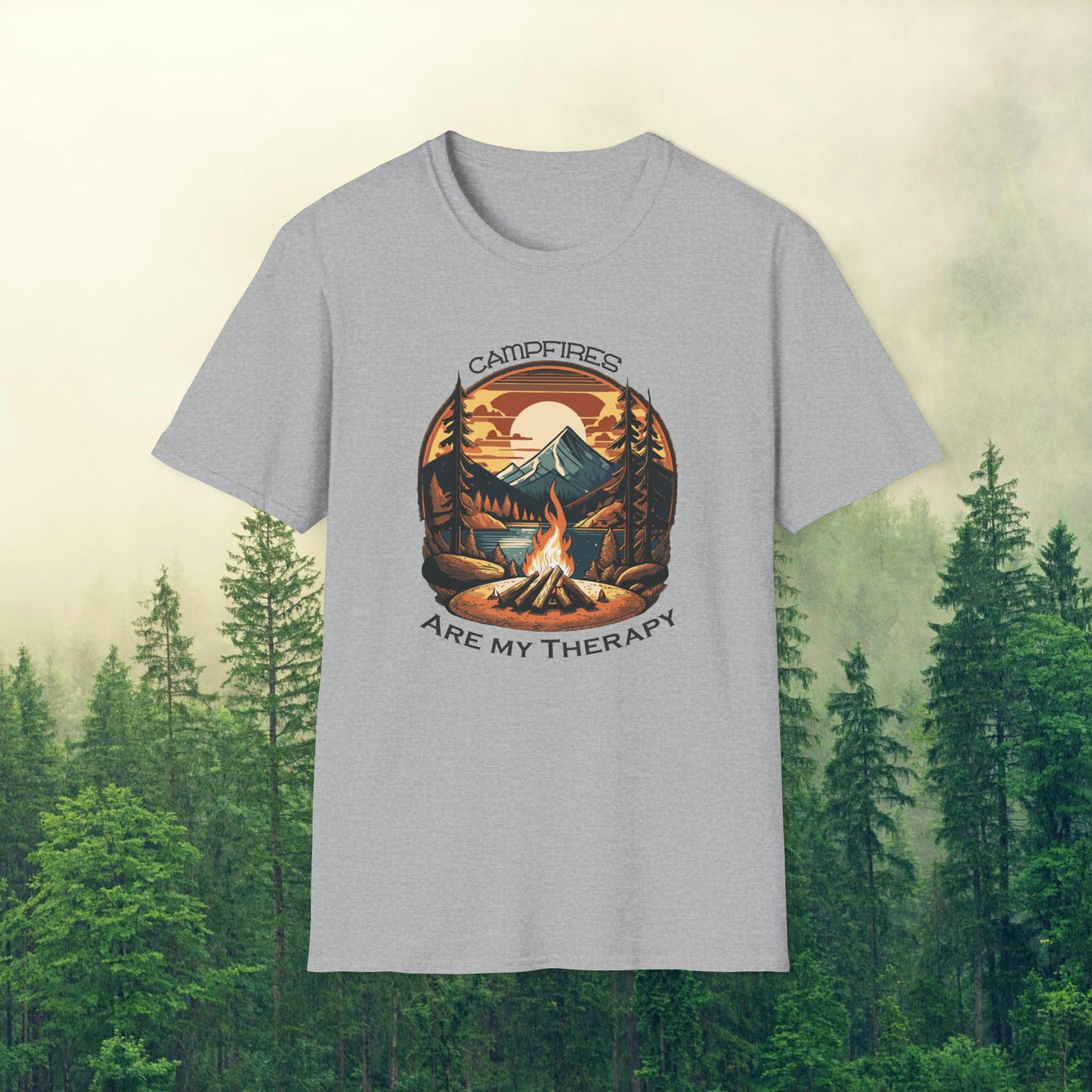 Campfire Therapy - Sasquatchin' Adventure Tee