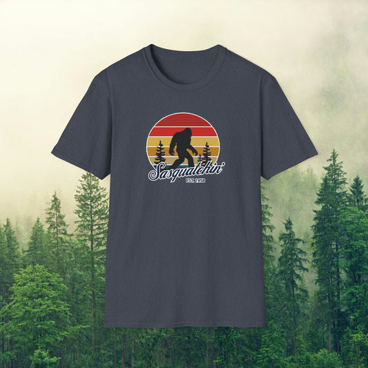 Sasquatchin' Sunset - Sasquatchin' Adventure Tee