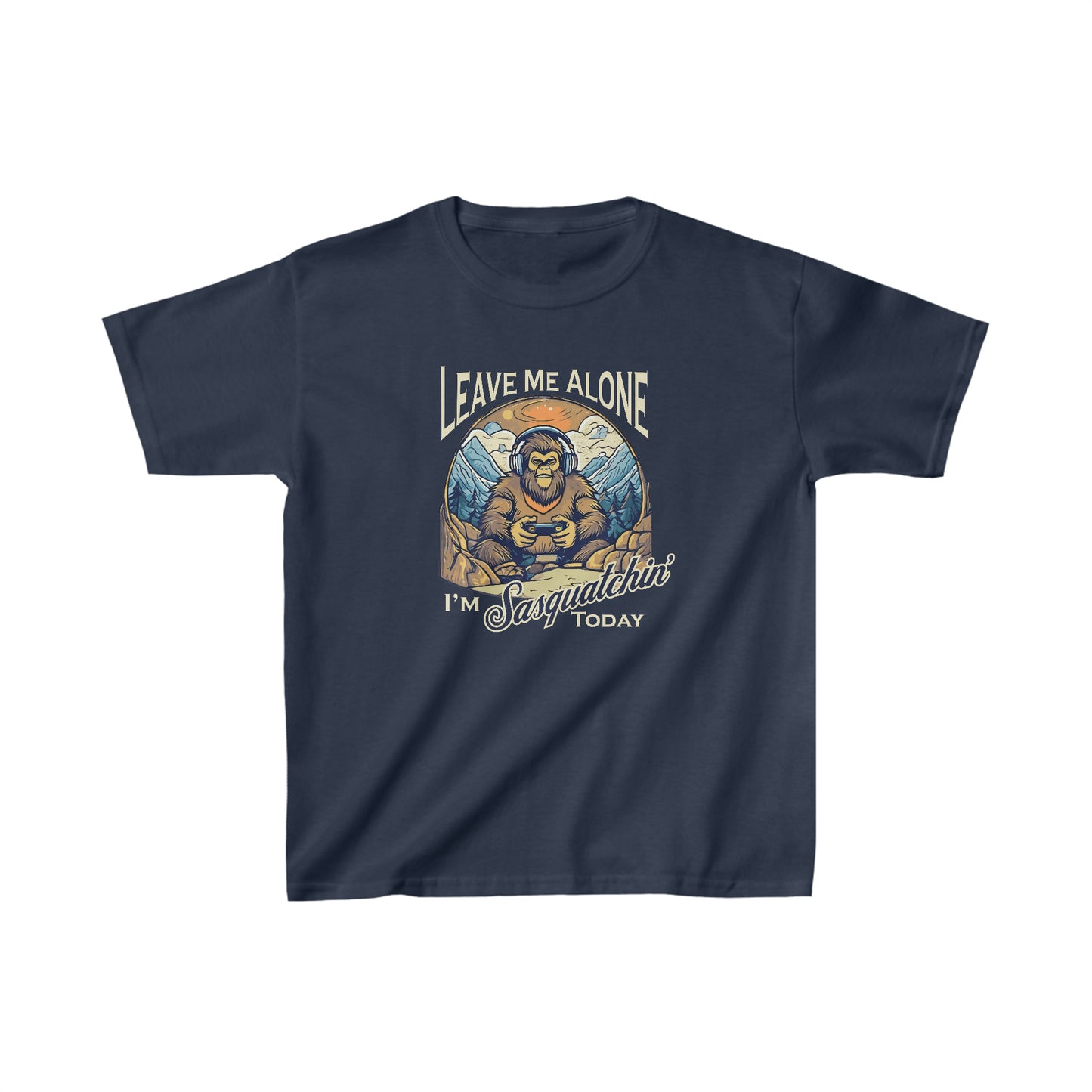 Bigfoot Gamer Vibes: Sasquatchin' Adventure Youth Tee