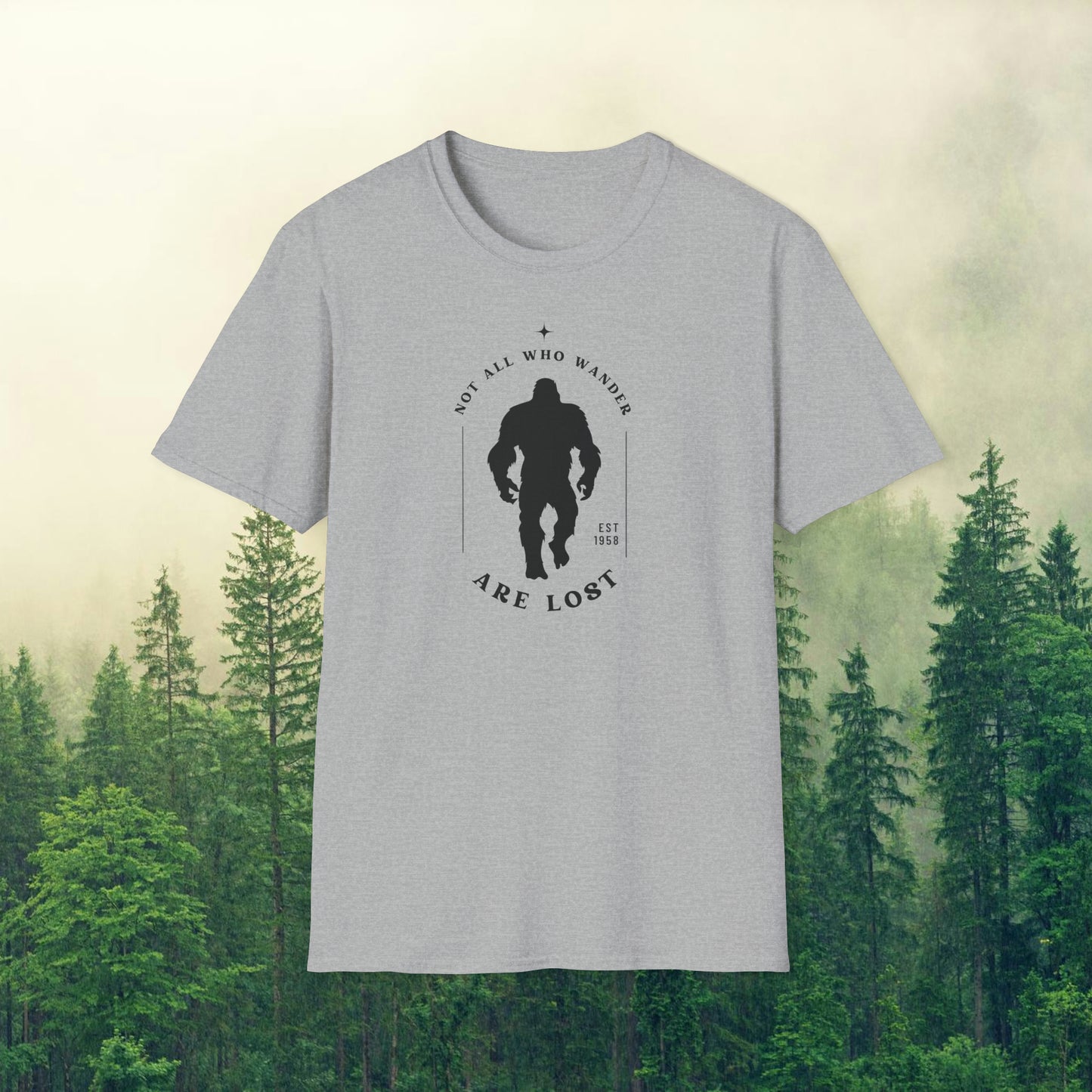 Bigfoot Wanderlust: Sasquatchin' Adventure Tee