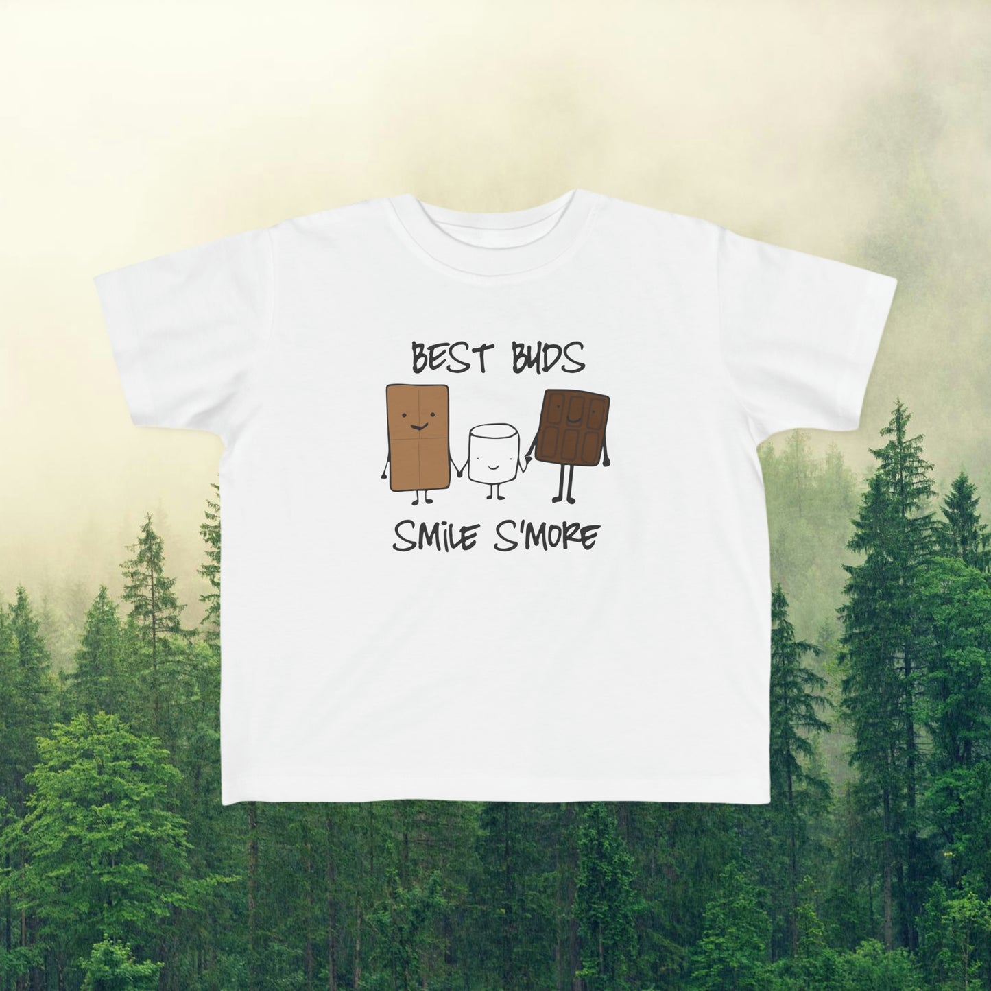 Best Buds Smile S'more: Campfire Life Toddler Tee