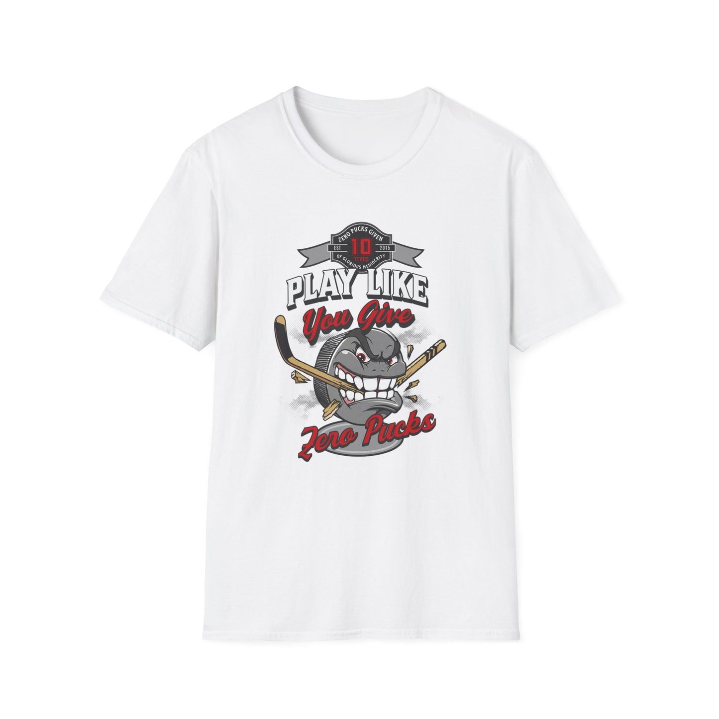 Hockey Mascot 'Play Like You Give Zero F*cks' T-Shirt