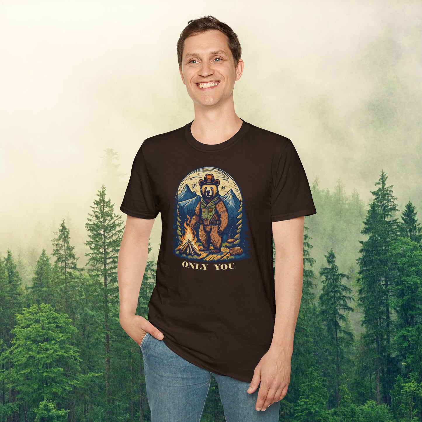 Smokey's Fire Safety - Sasquatchin' Adventure Tee