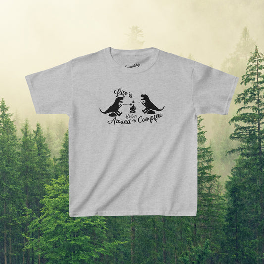 Roasty Toasty T-Rex: Sasquatchin' Adventure Youth Tee