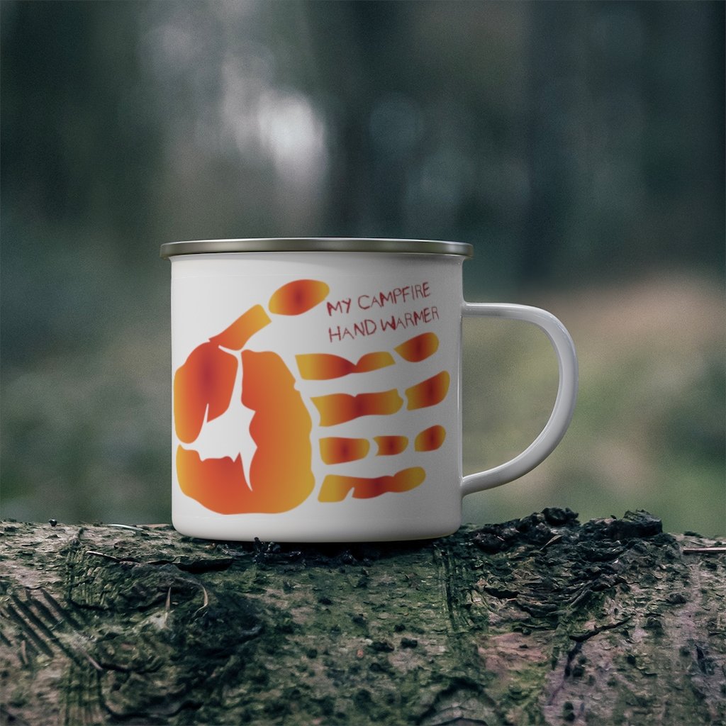 My Campfire Handwarmer Mug: The 12oz Stainless Steel Enamel Mug