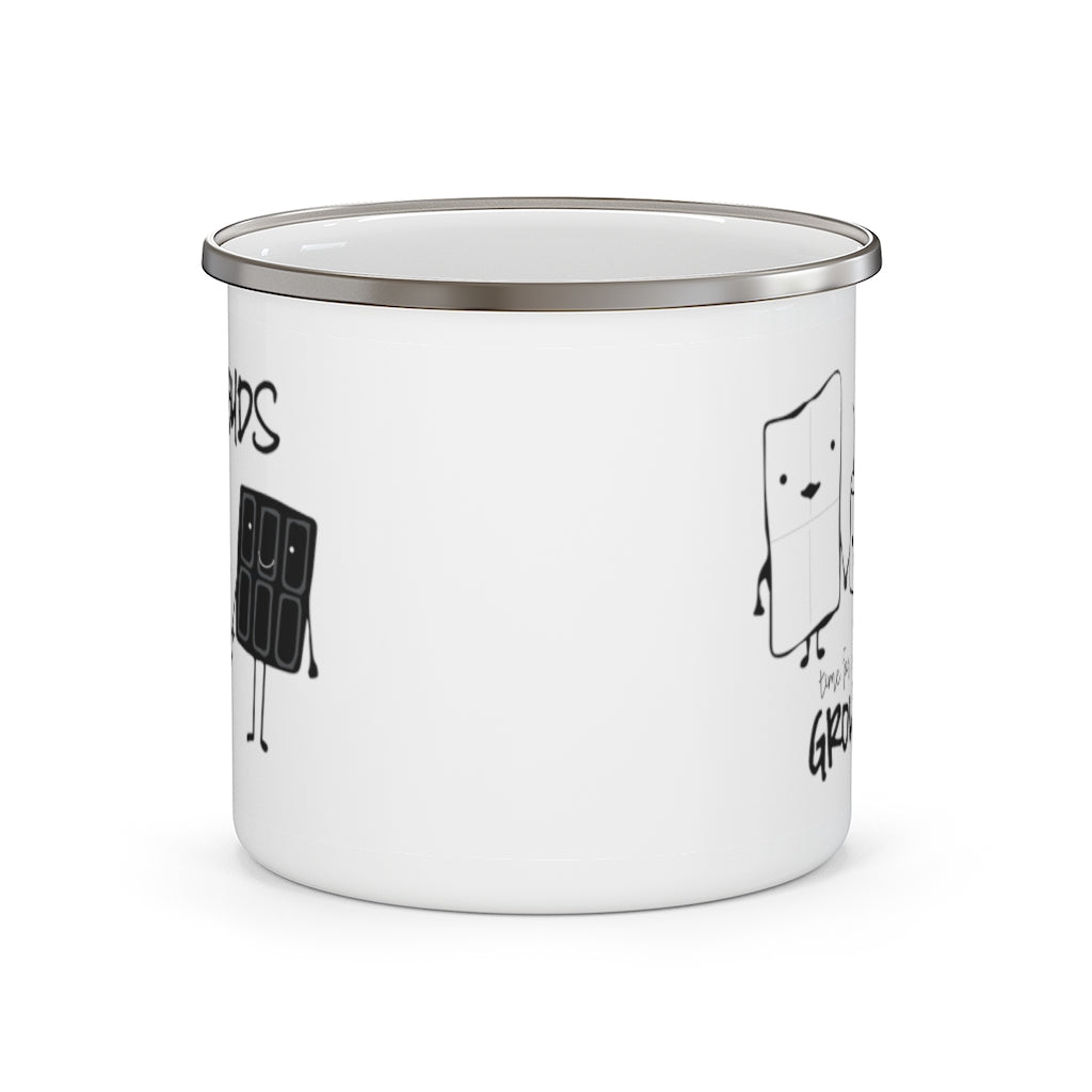 S'mores Camping Mug: The 12oz Stainless Steel Enamel Mug